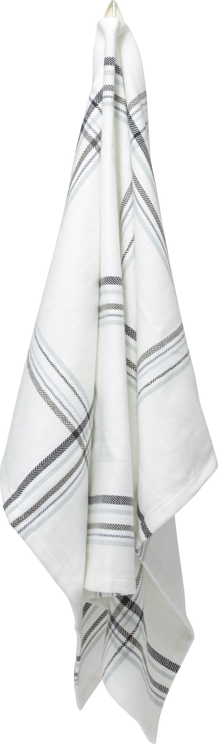 Ścierka kuchenna The Organic Company 53 x 86 cm kremowo-niebieska