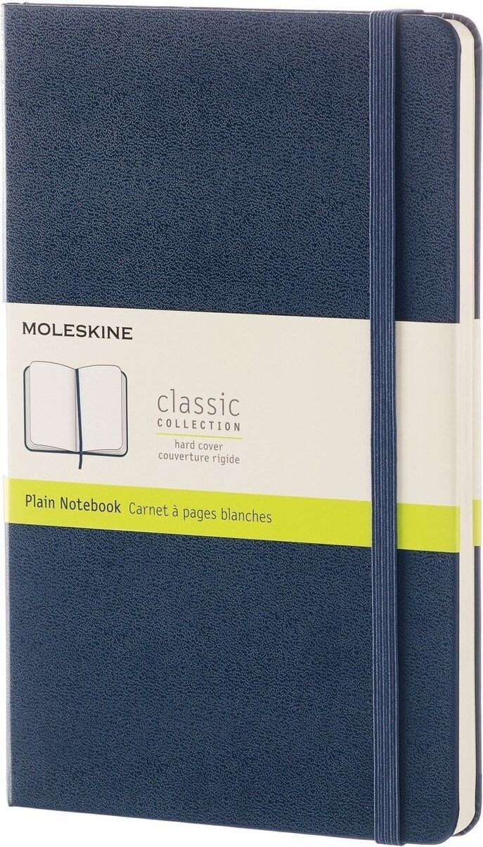Notes gładki Moleskine L szafirowy