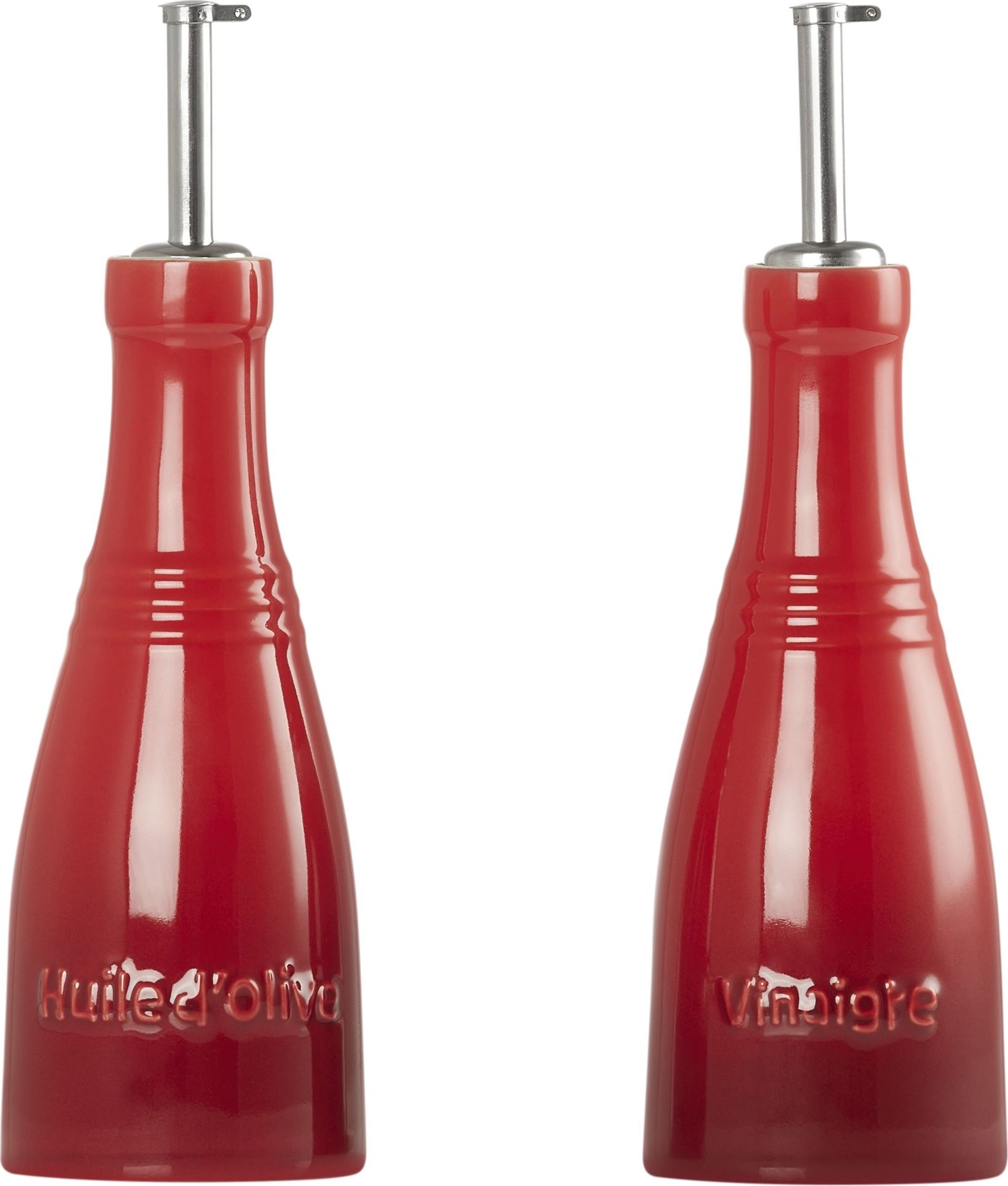 Dozowniki do oliwy i octu Le Creuset wiśniowe 2 el.