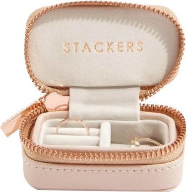 Pudełko podróżne na biżuterię Travel Mini Stackers blush pink