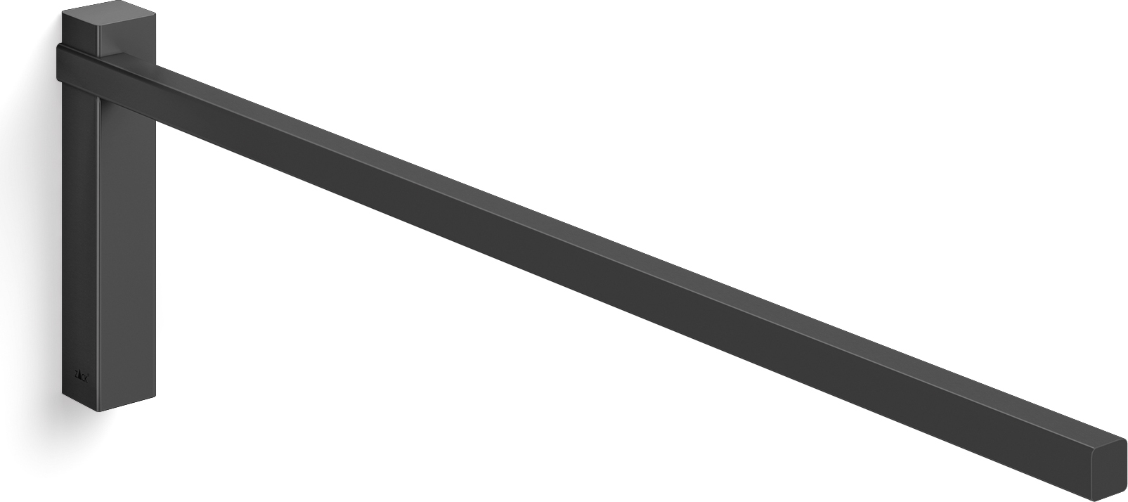 Uchwyt na ręczniki Carvo czarny stal malowana proszkowo