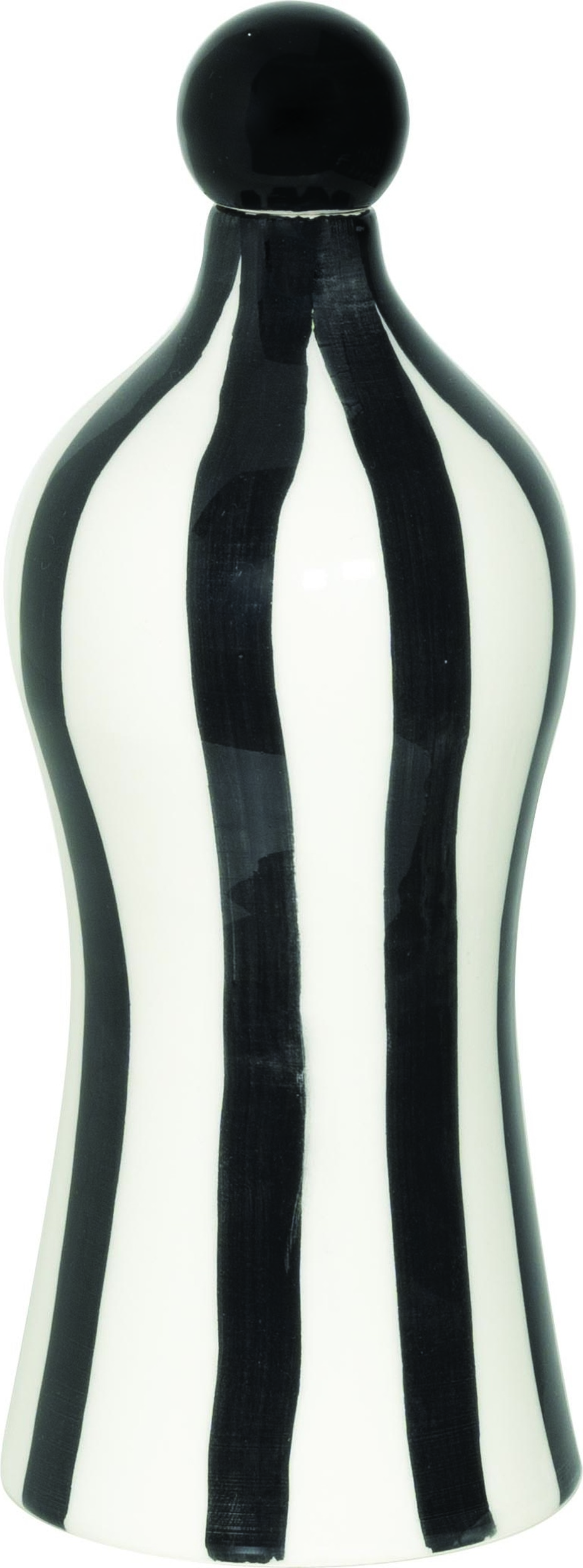 Butelka lub podstawa do lamp Poldina Stopper Lido Righe czarna