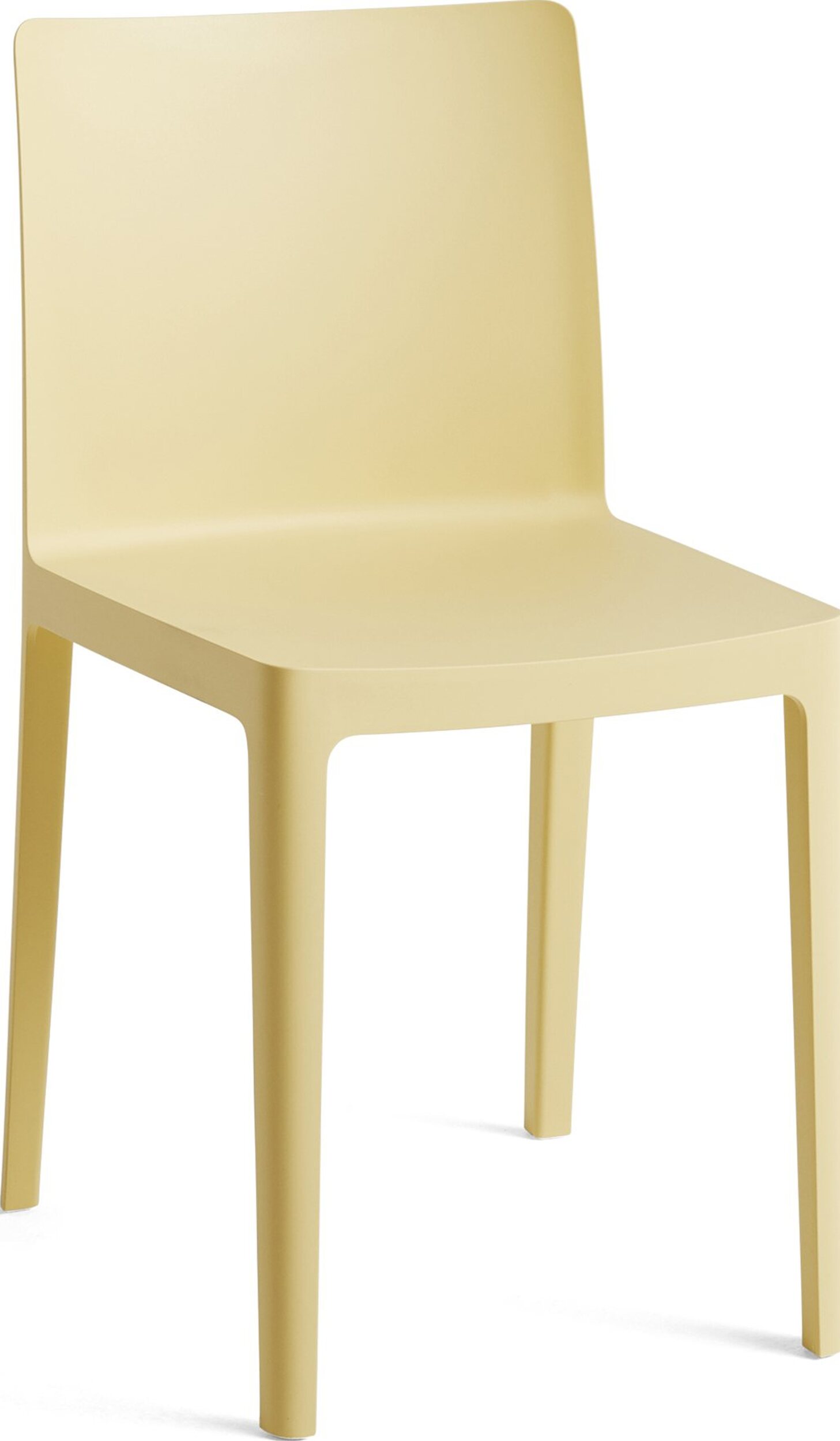 Krzesło Elementaire żółte z recyklingu