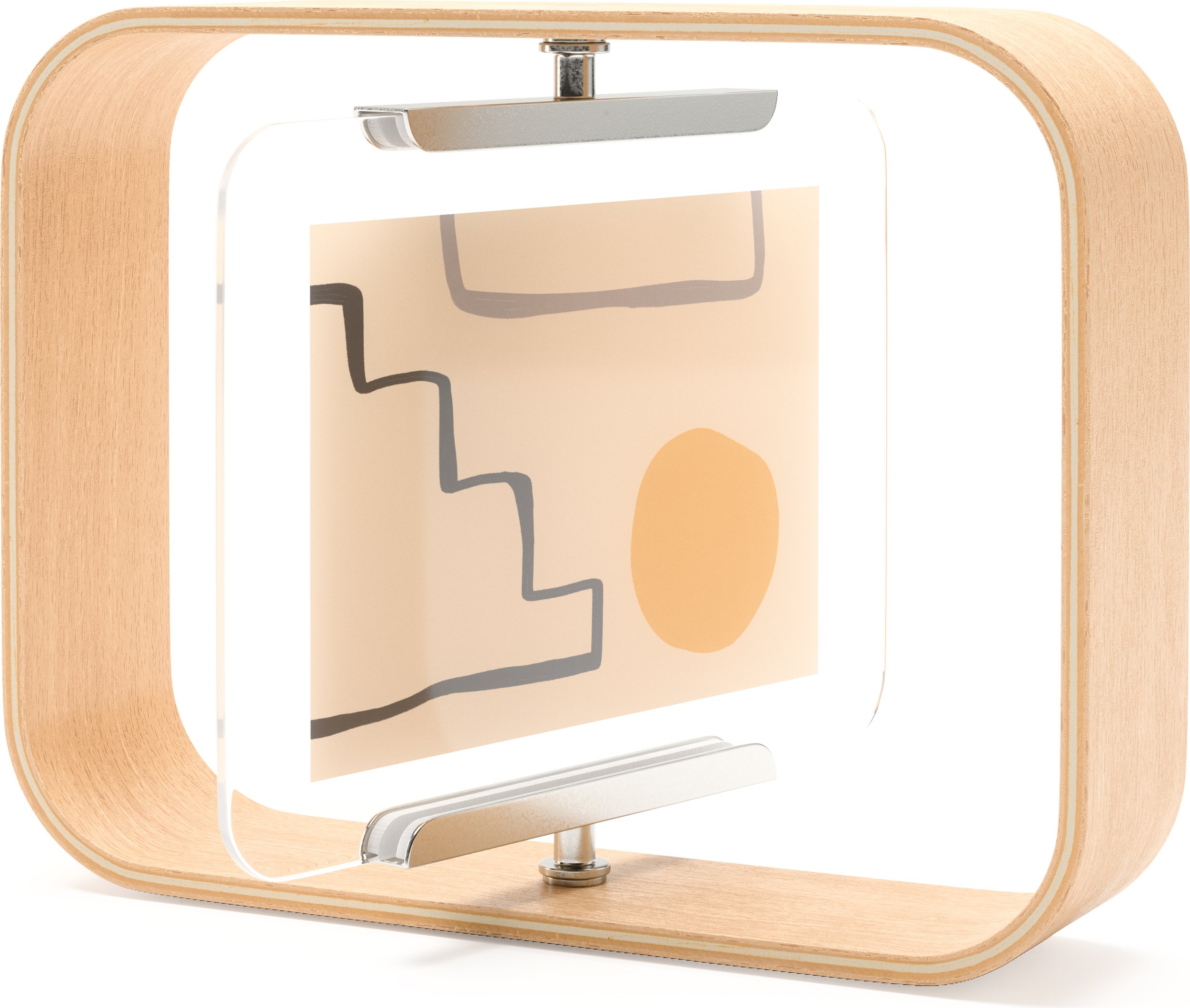 Ramka na zdjęcia Bellwood 10 x 15 cm naturalna dwustronna