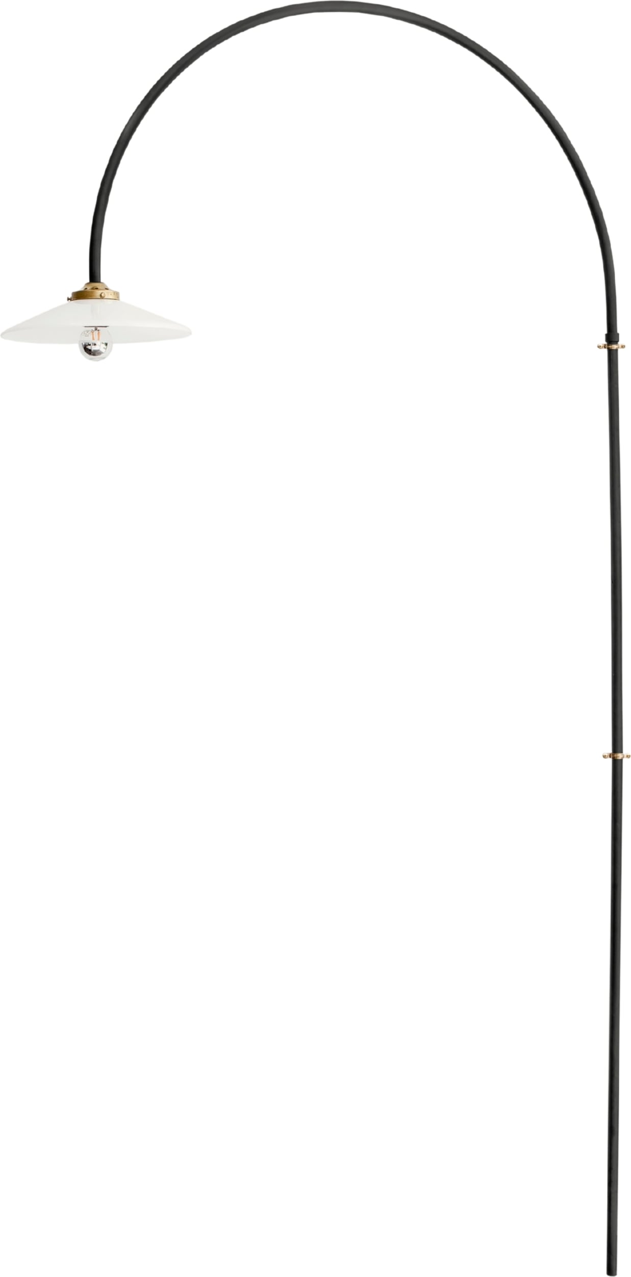 Lampa ścienna N°2 180 cm czarna