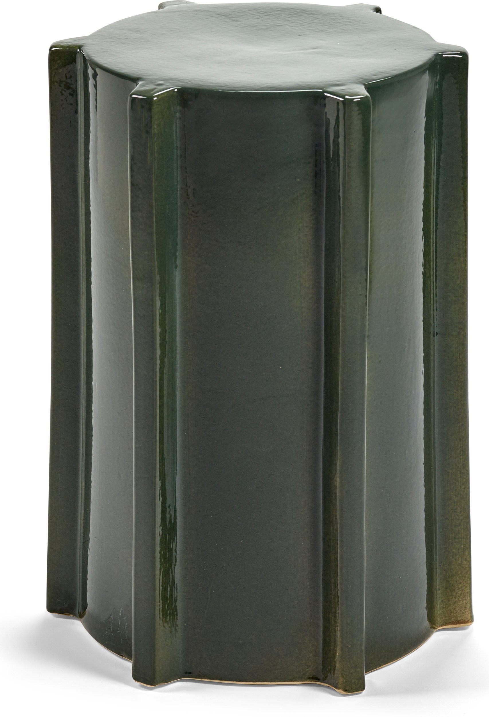 Stolik boczny Pawn 31 cm ciemnozielony