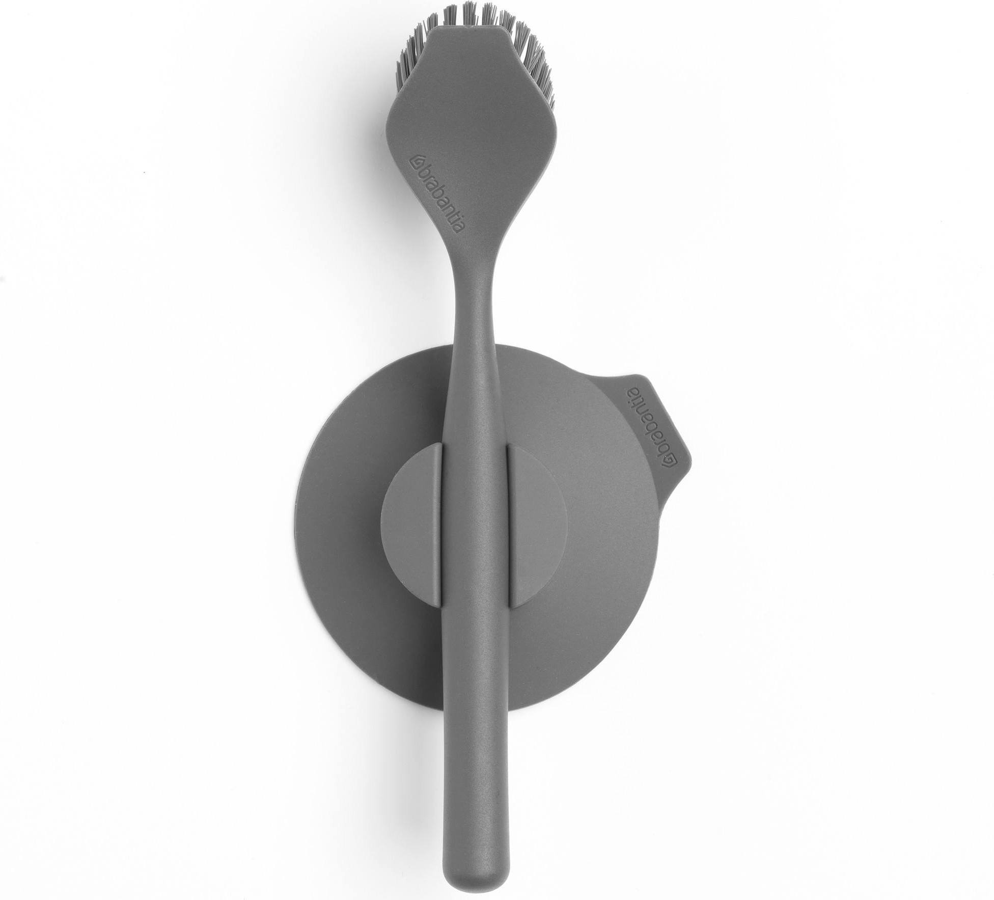 Szczotka do mycia naczyń Brabantia grafitowa z uchwytem