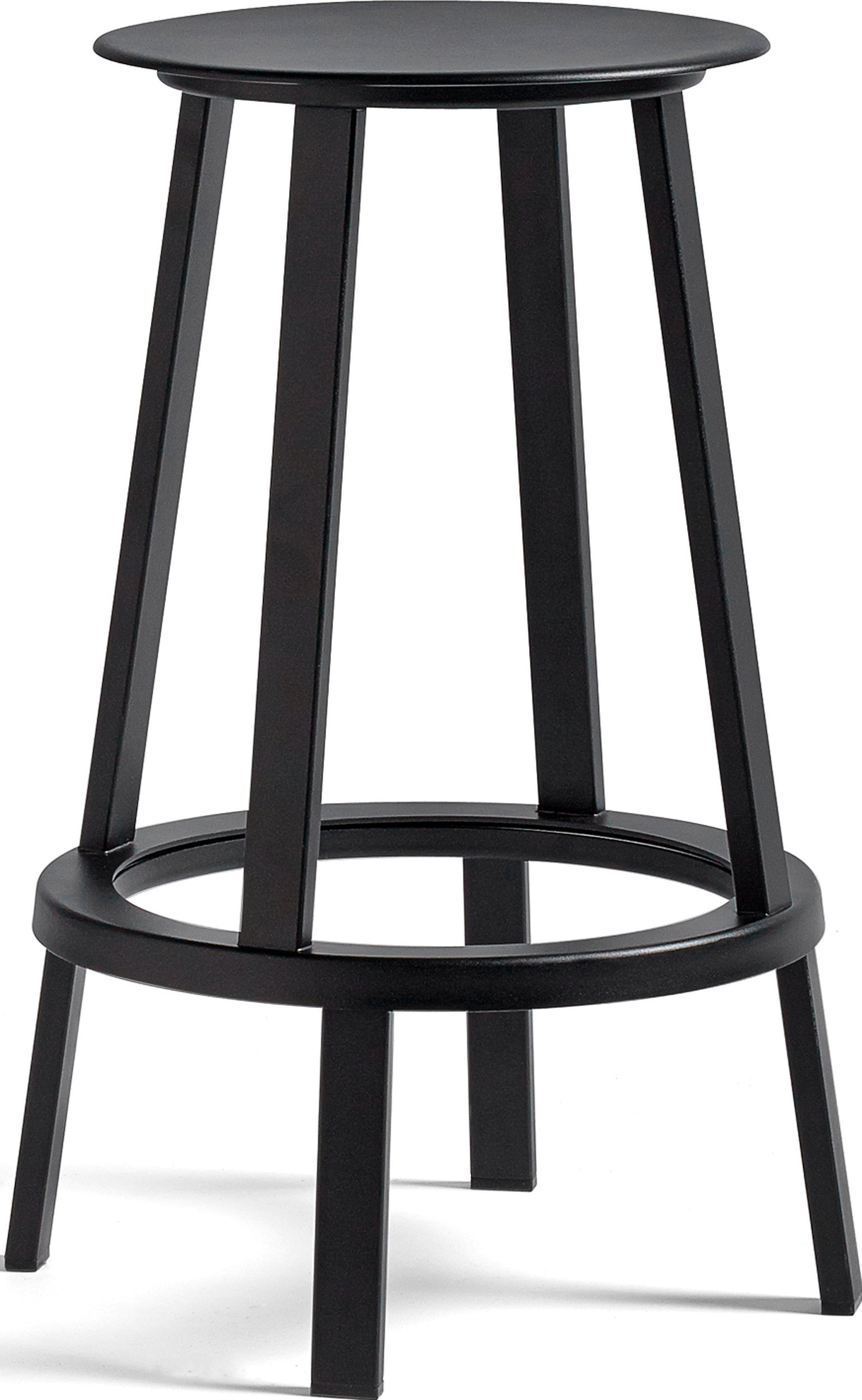 Stołek barowy Revolver 65 cm czarny