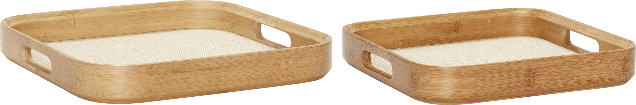 Taca Hübsch kwadratowa drewniana 2 szt.
