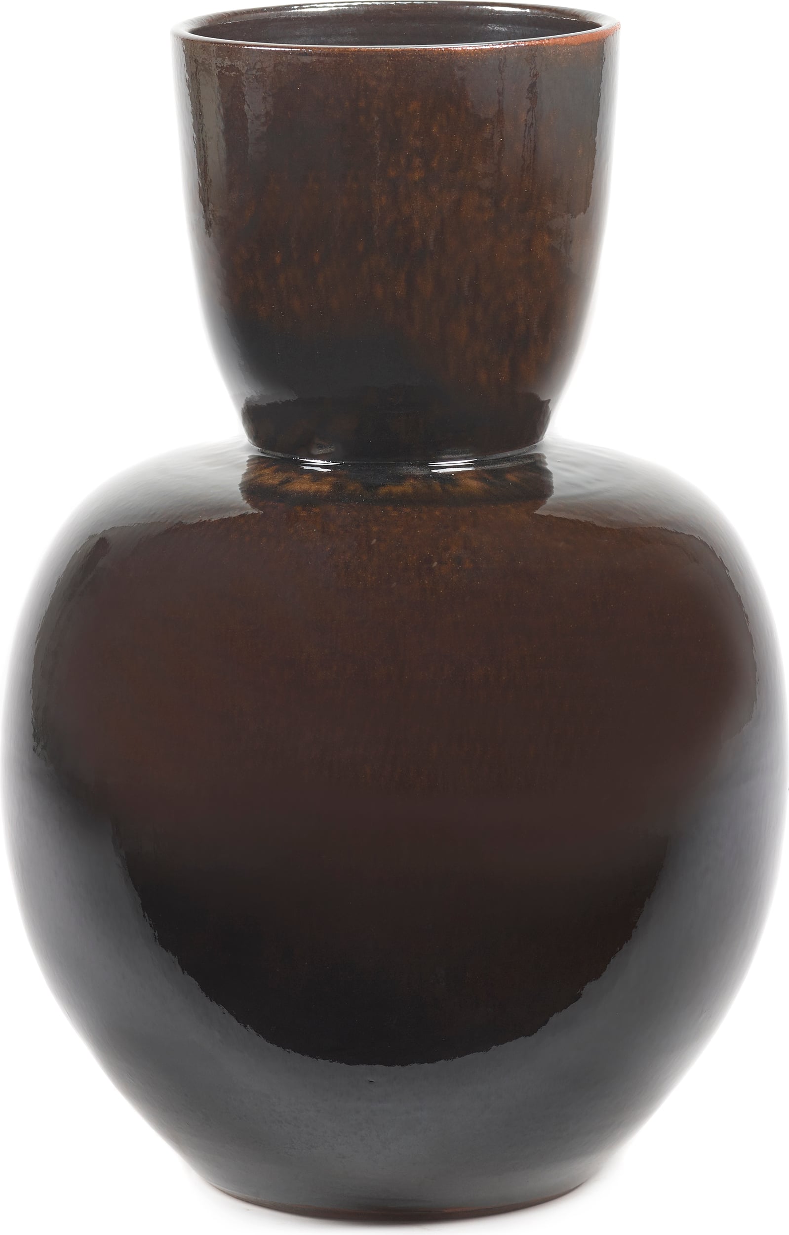 Wazon dekoracyjny Pure 45 cm brązowy