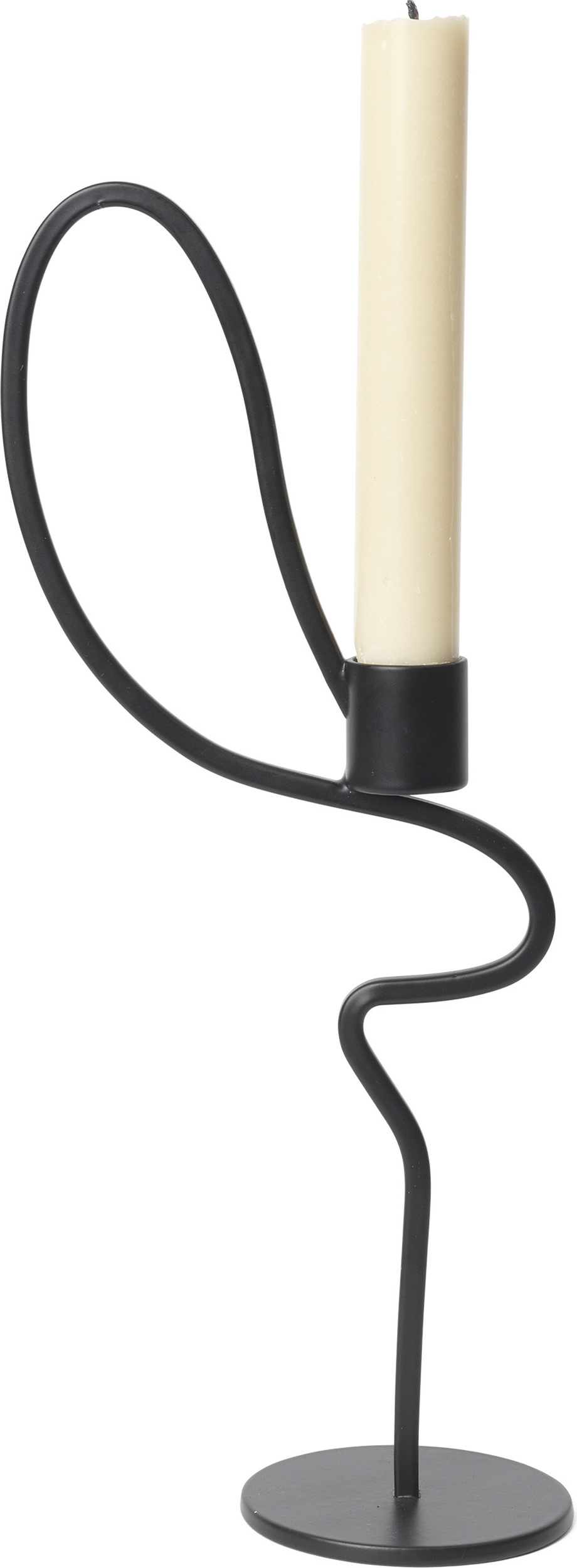 Świecznik na klasyczną świecę Valse wysoki 28 cm