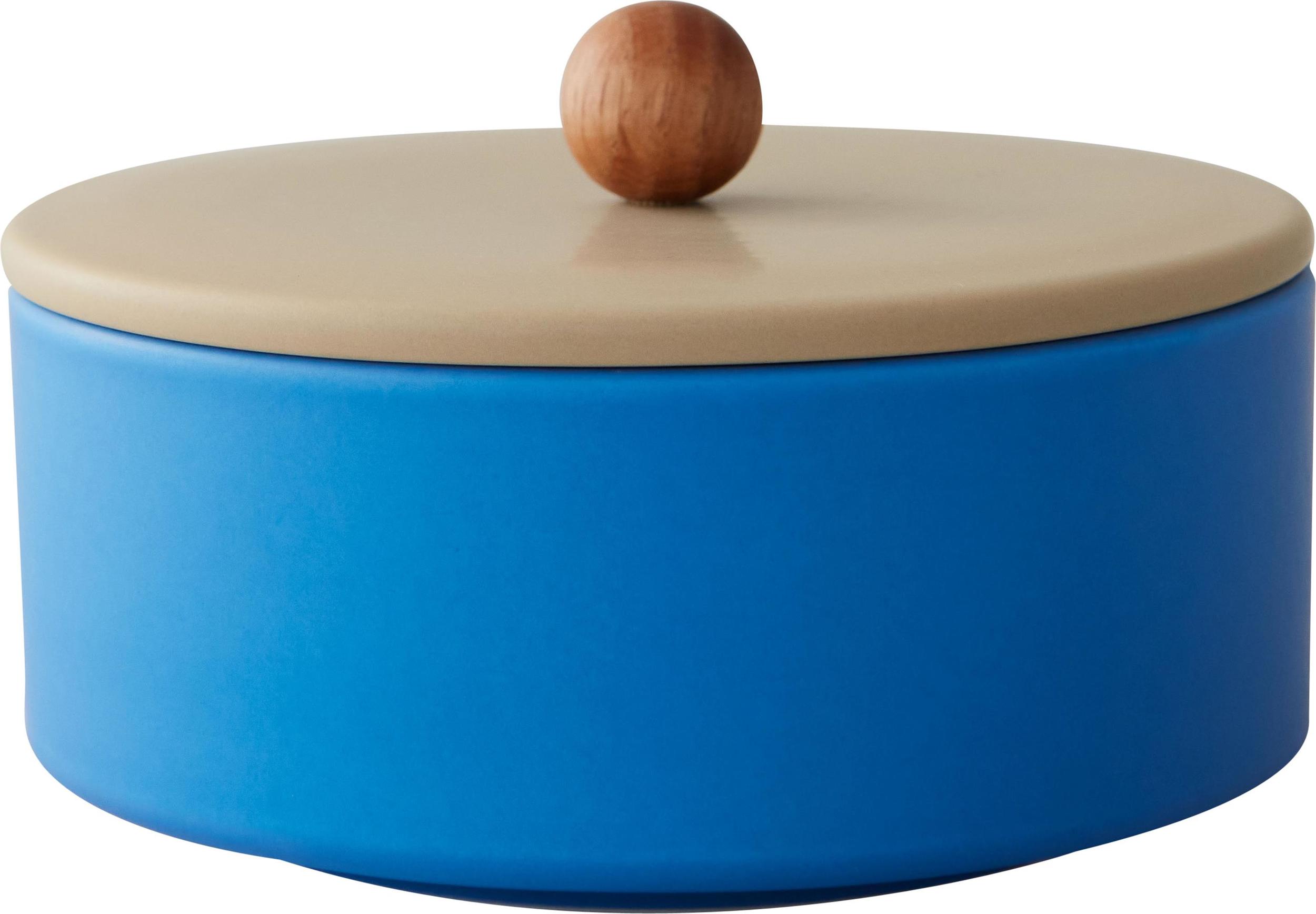 Pojemnik do przechowywania Treasure niski kobaltowy