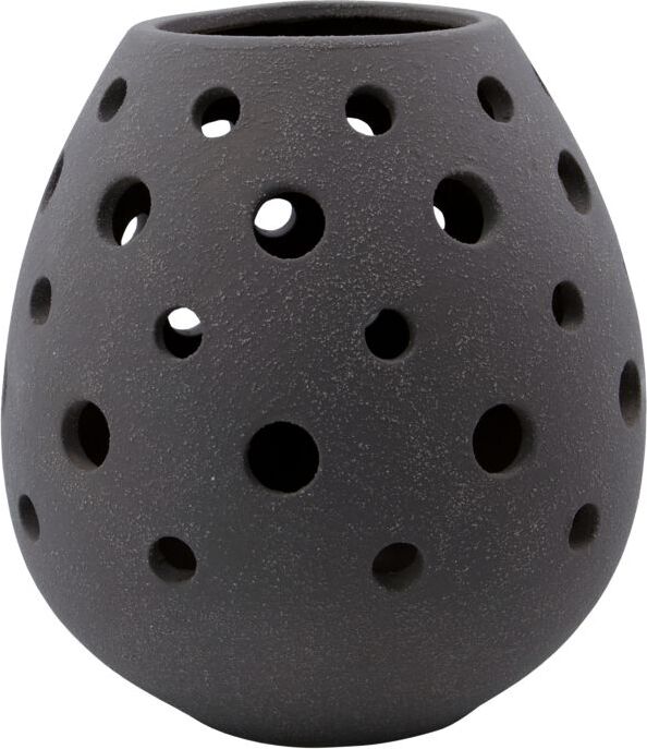 Świecznik Artie 25 cm szary