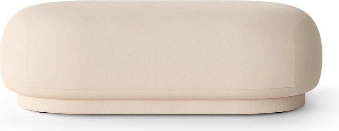 Puf Rico Brushed podłużny kremowy