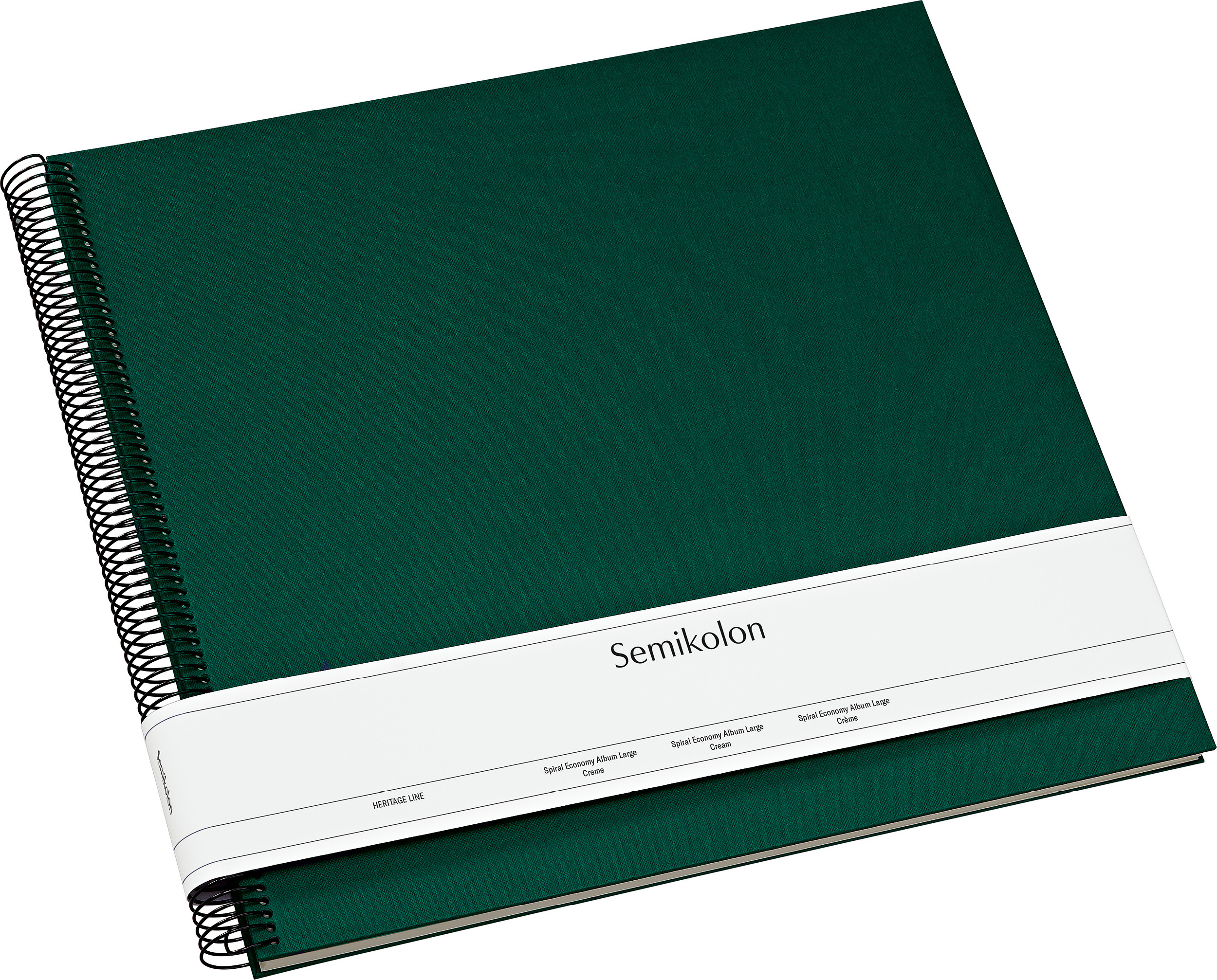 Album na zdjęcia Uni Economy duży ciemnozielony z białymi kartami