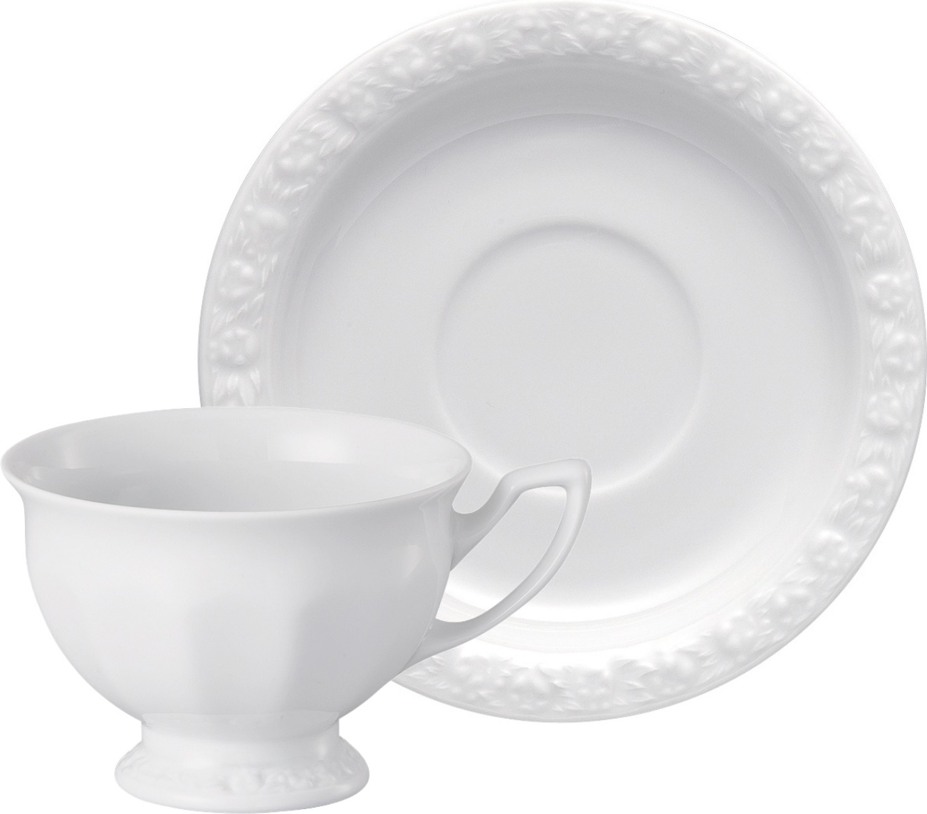 Filiżanka do kawy Maria Biała 180 ml ze spodkiem