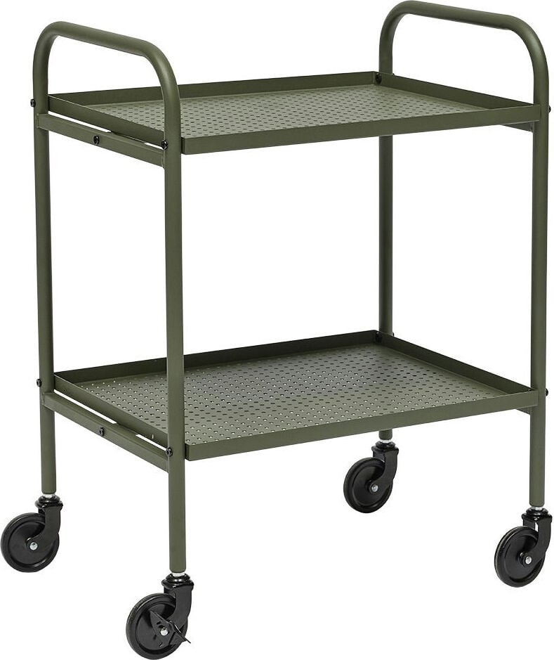 Stolik na kółkach Maki 70 cm oliwkowy