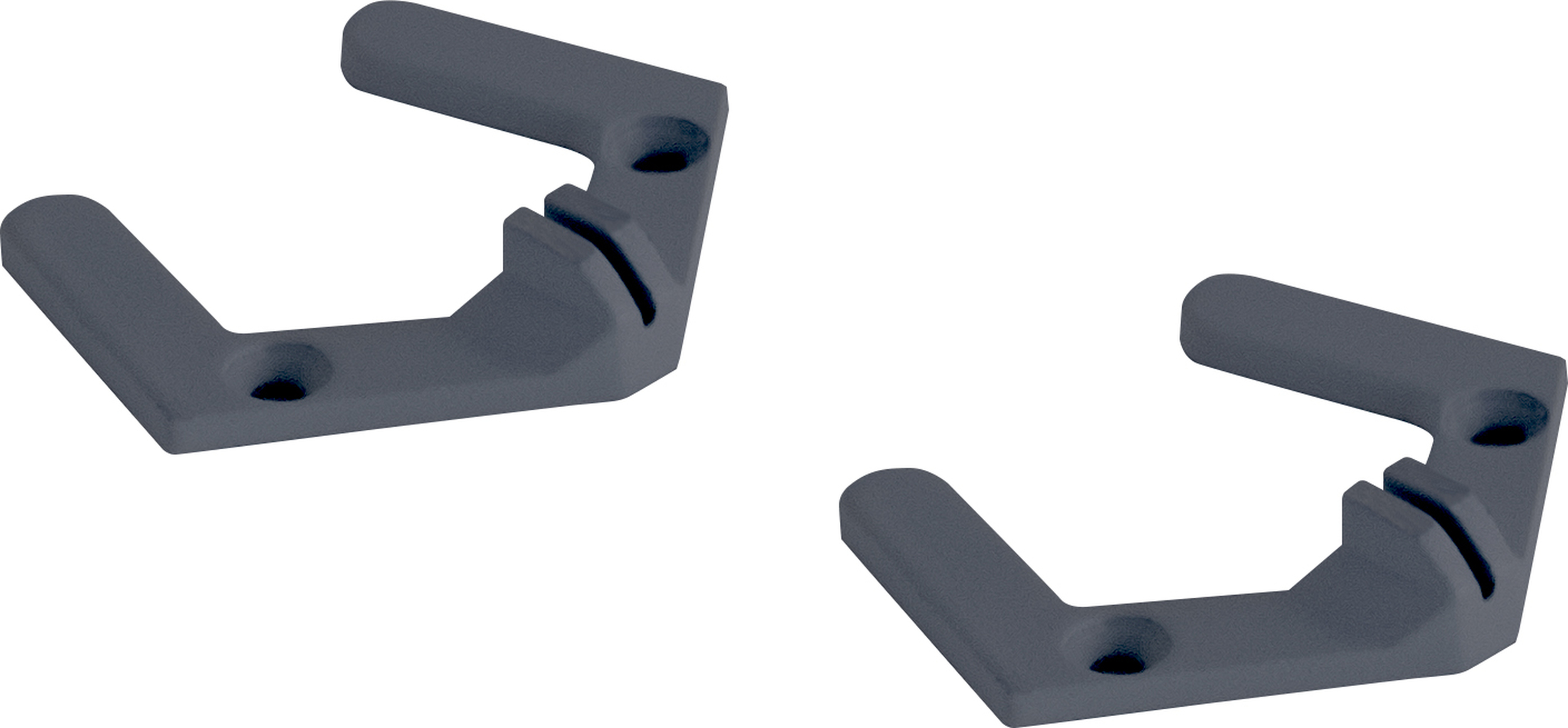 Zawieszenie sufitowe do lampy modułowej Pencil ciemnoszare poziome 2 el.