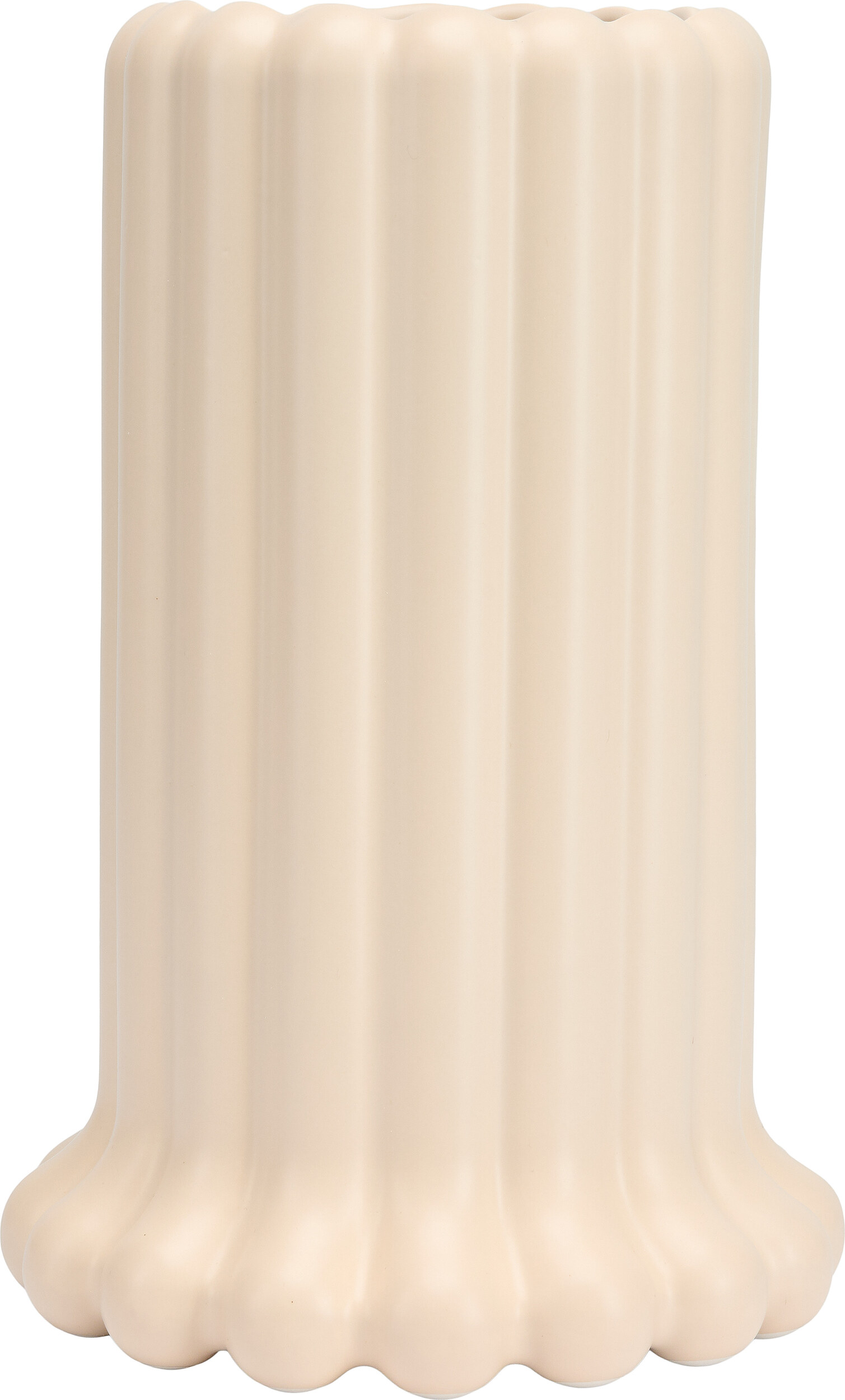 Wazon Tubular 24 cm beżowy
