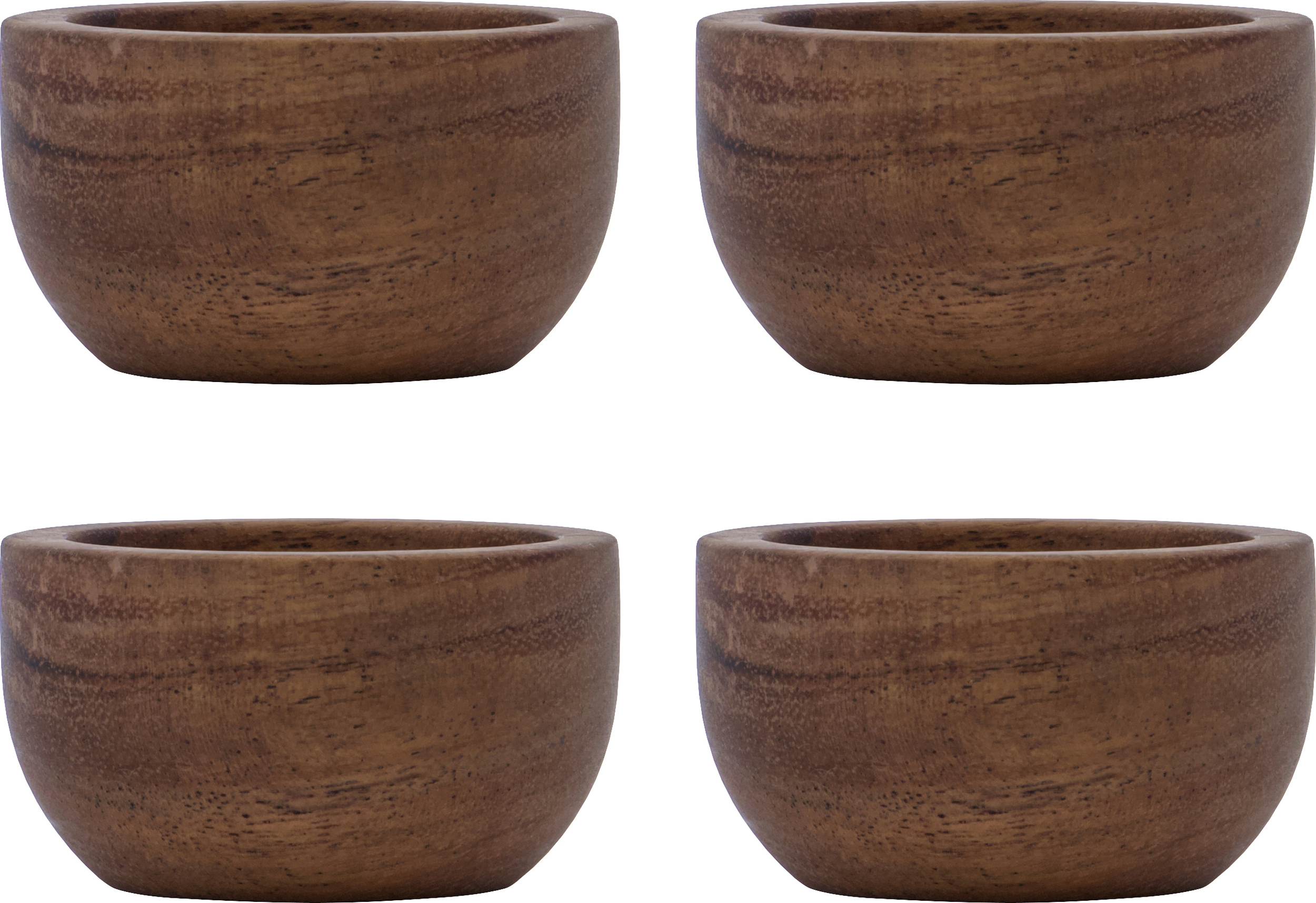 Kieliszki do jajek Wood 4 szt.