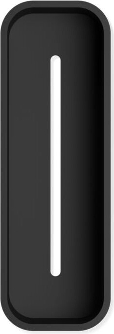 Pojemnik łazienkowy Stone 30 cm czarny mat