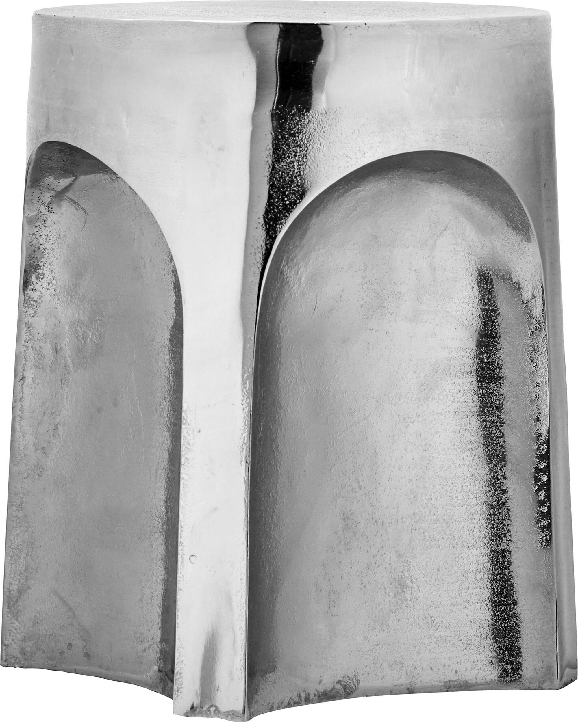 Stolik boczny Riga srebrny