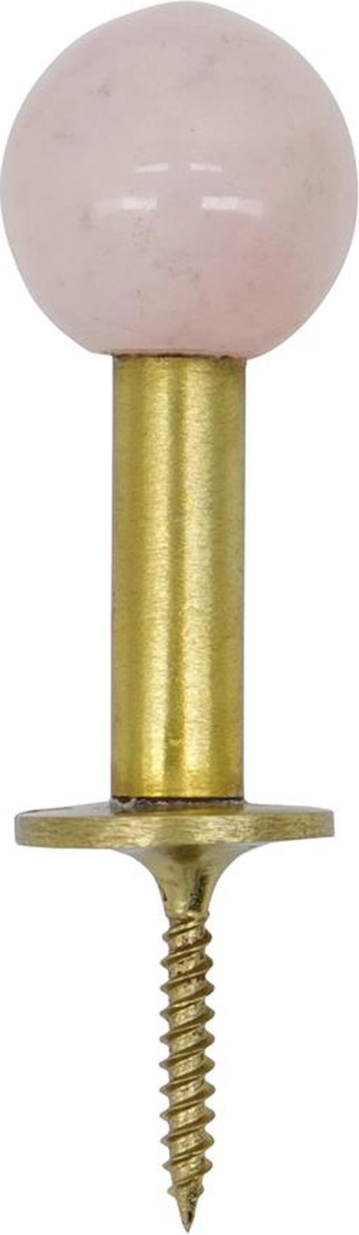 Haczyki ścienne Ball 5 cm różowe 2 szt.