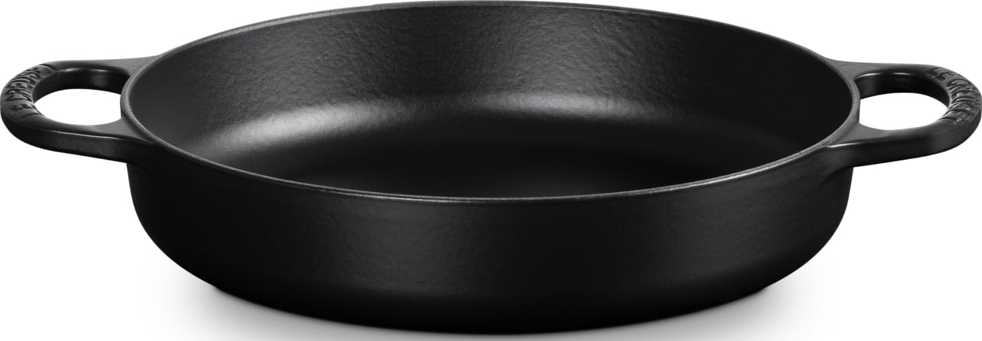 Patelnia żeliwna Signature 28 cm czarny mat