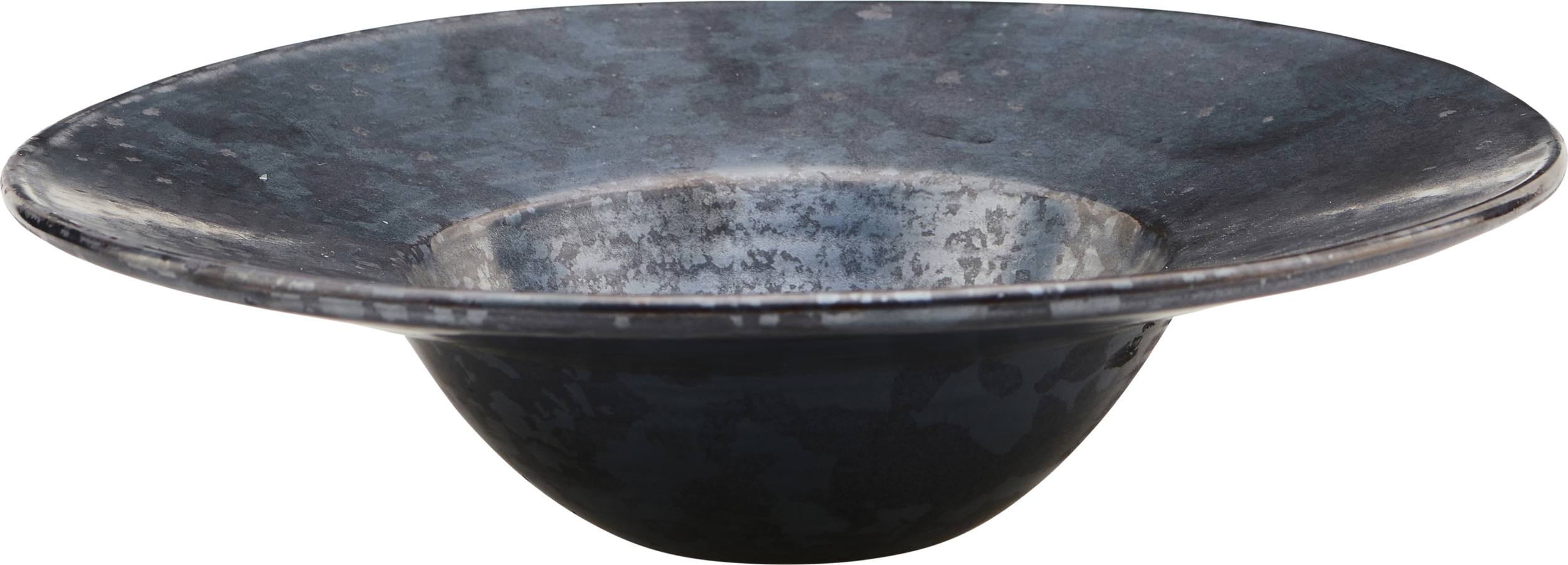 Talerz do makaronu Pion czarno-brązowy