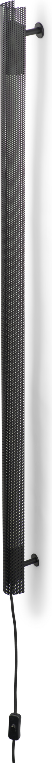 Kinkiet z włącznikiem Radent 135 cm czarny