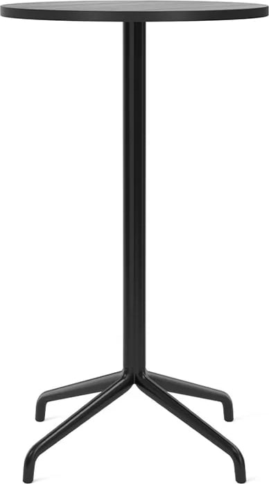 Stół barowy Harbour Column Star Base wysoki 60 cm czarny