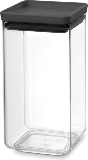 Pojemnik kuchenny Brabantia kwadratowy średni ciemnoszary