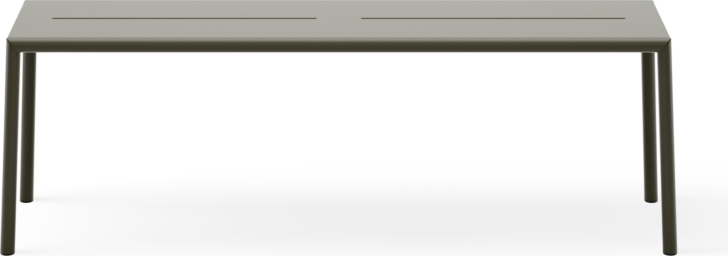 Ławka ogrodowa May ciemnozielona