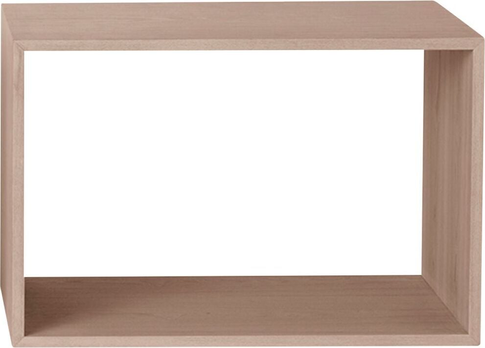 Półka modułowa Stacked otwarta L jasny dąb