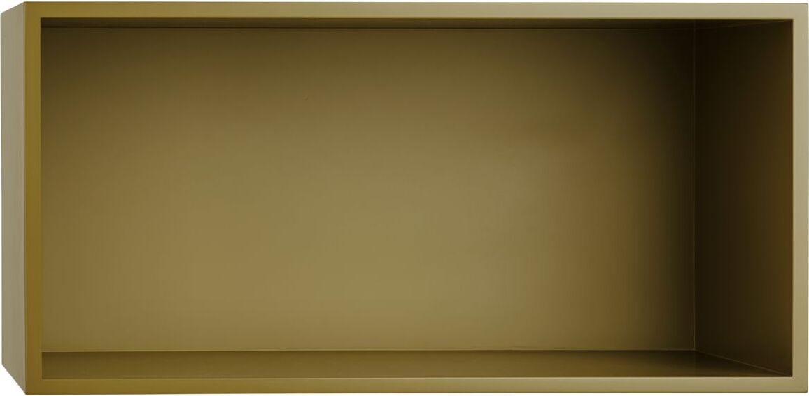 Półka modułowa Mini Stacked L brązowozielona