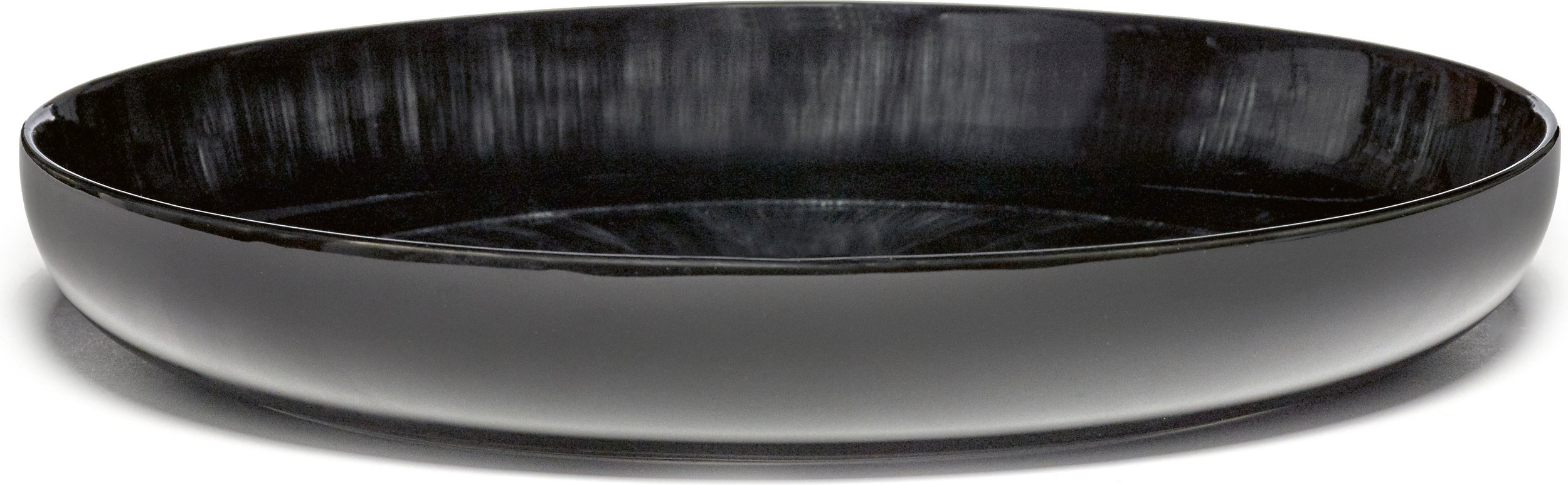 Talerz głęboki Dé C 27 cm czarno-biały