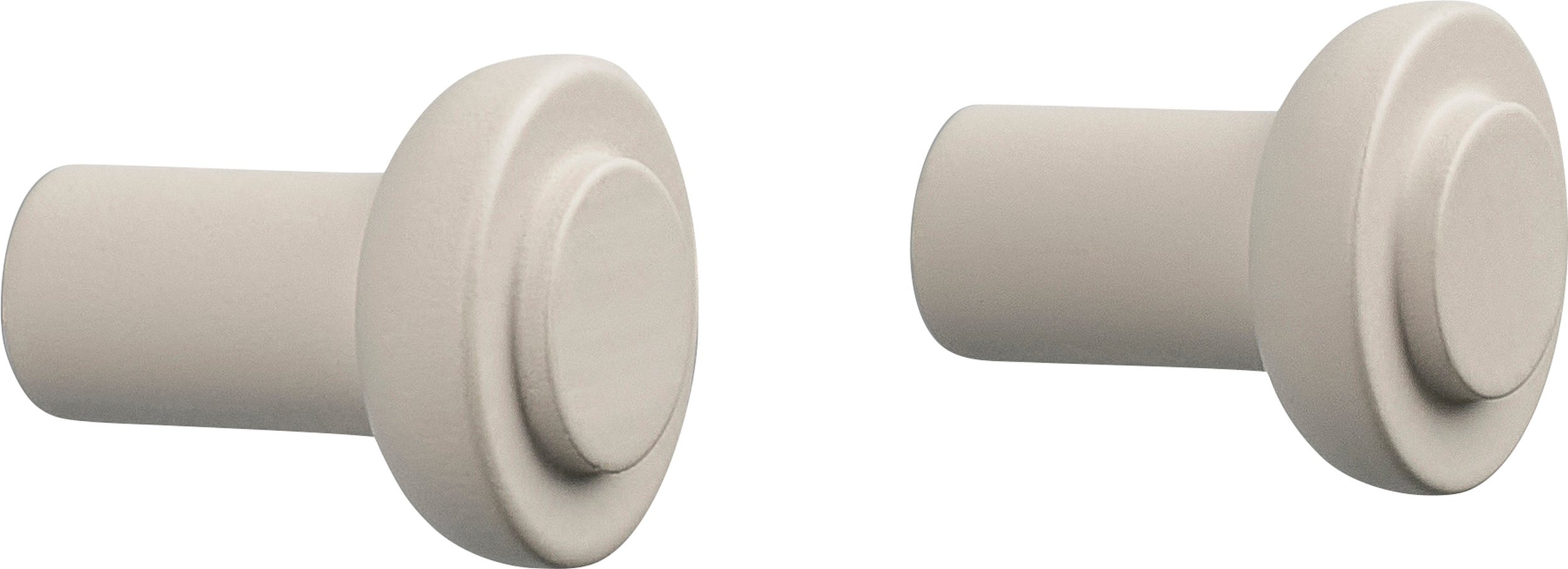 Haczyki ścienne Sensu 3 x 2,5 cm piaskowe 2 szt.