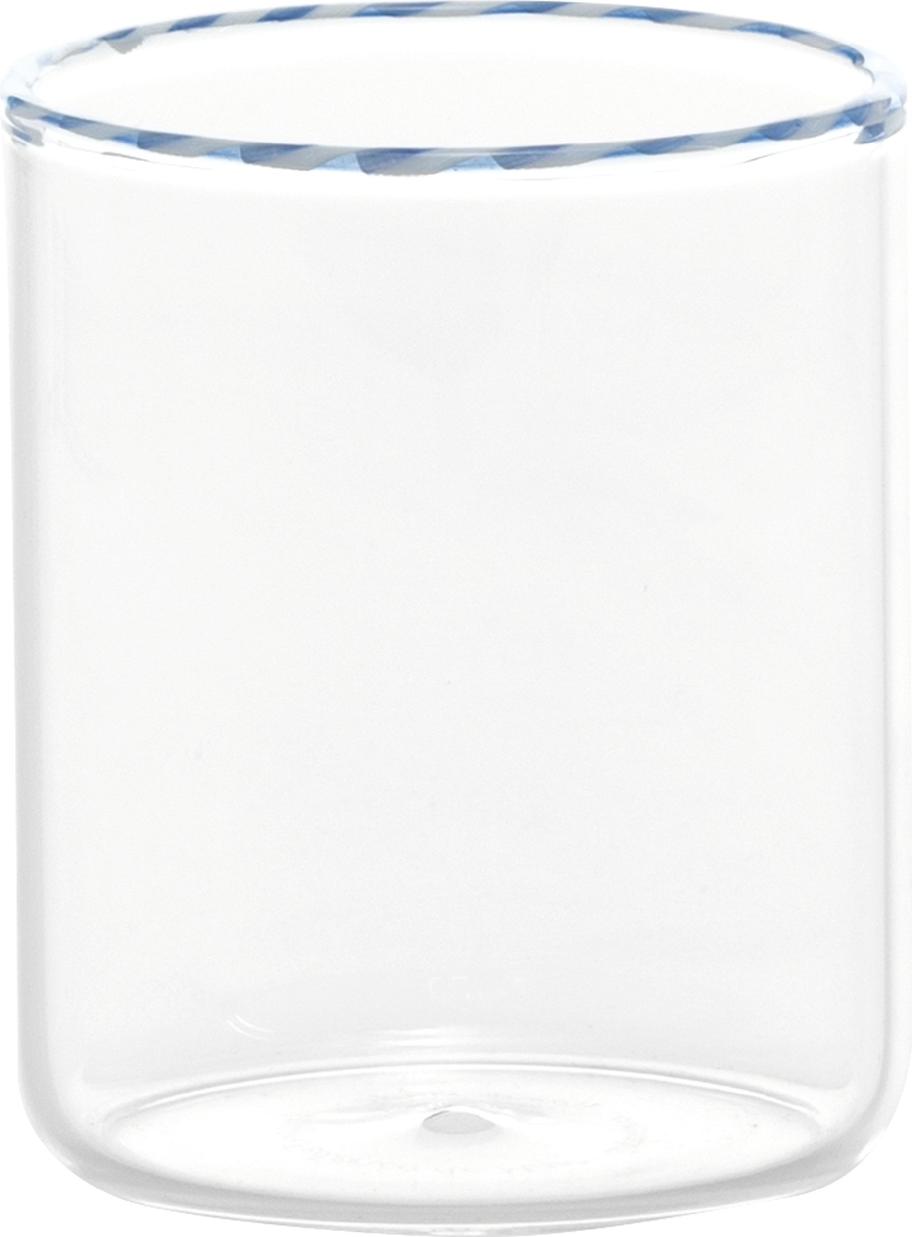 Szklanka Intrecci 460 ml biało-niebieska