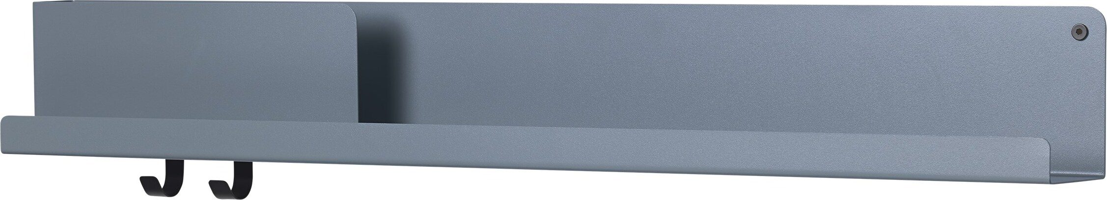 Półka ścienna Folded 96 x 13 cm szaroniebieska