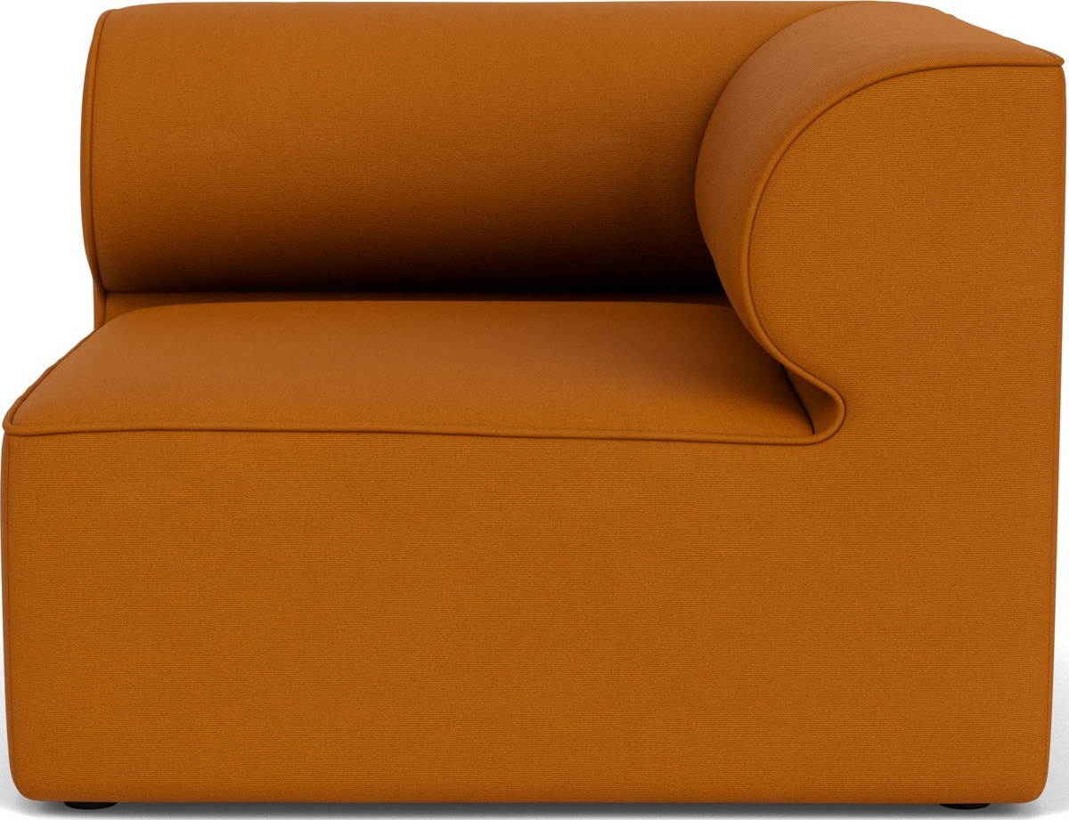 Narożnik prawostronny sofy modułowej Eave 96 x 96 cm ciemnopomarańczowy