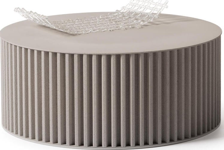 Stolik kawowy Herclino L szary