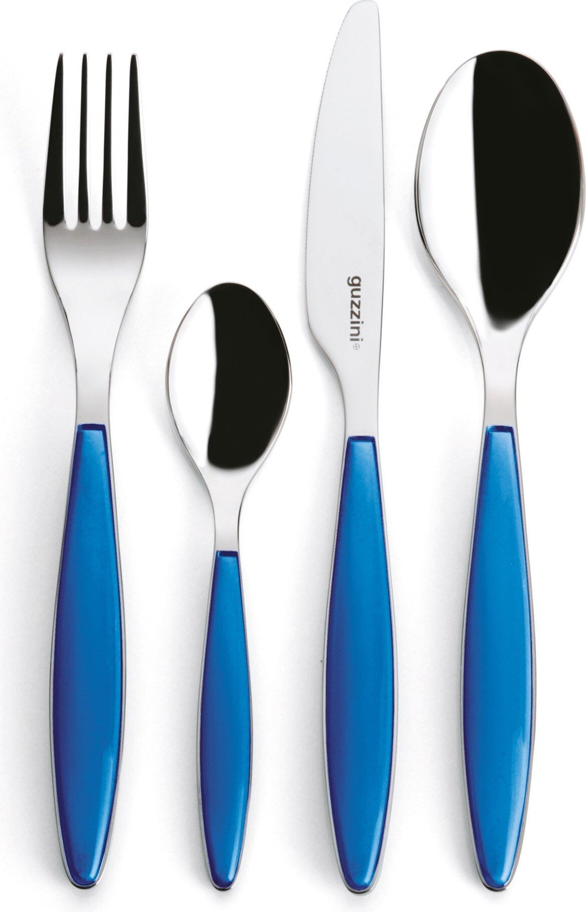 Komplet sztućców Feeling niebieskie 24 el.