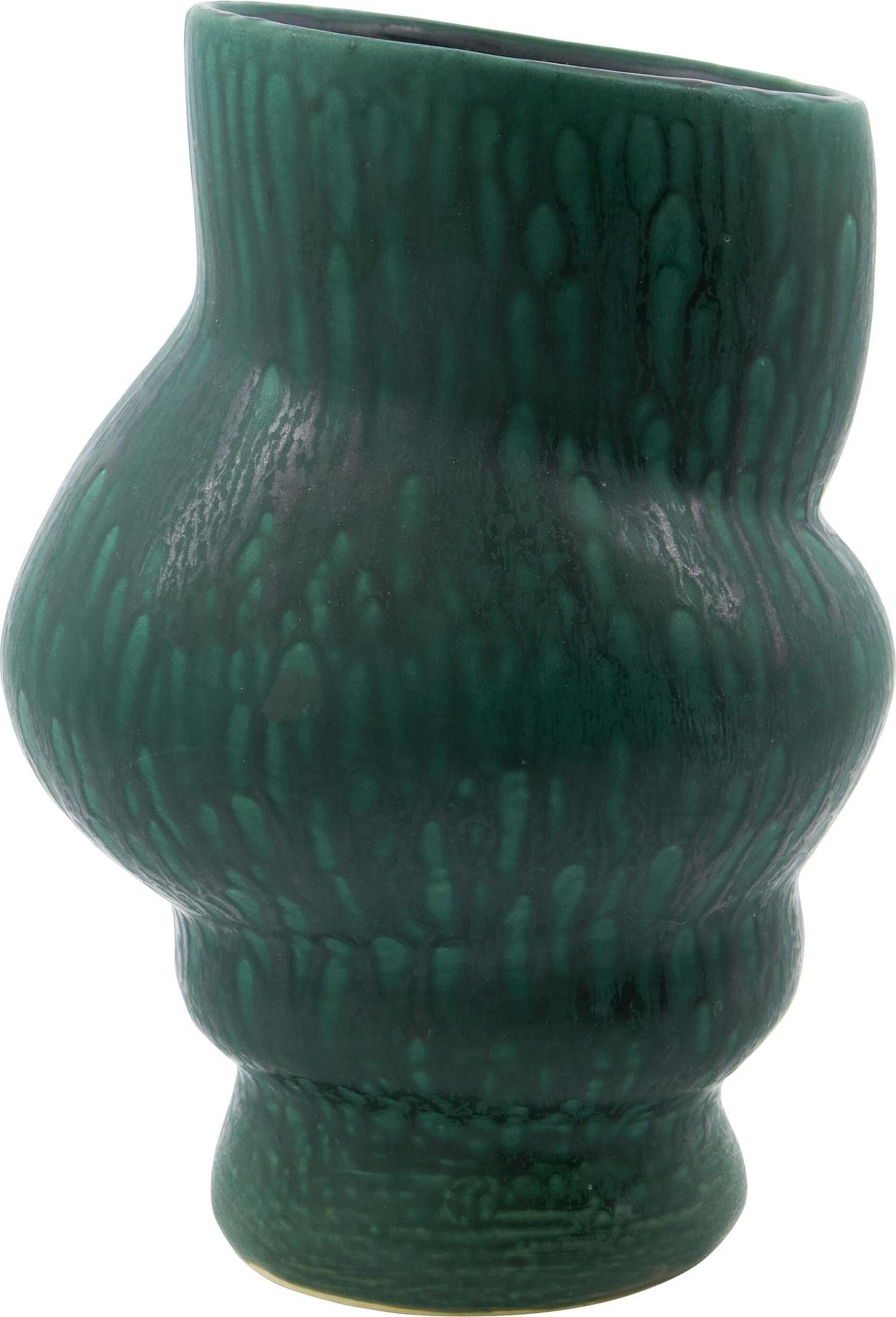 Wazon Disc 25 cm zielony