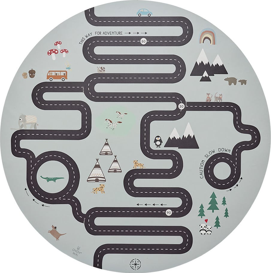 Mata pod krzesełko i do zabawy Adventure 112 cm