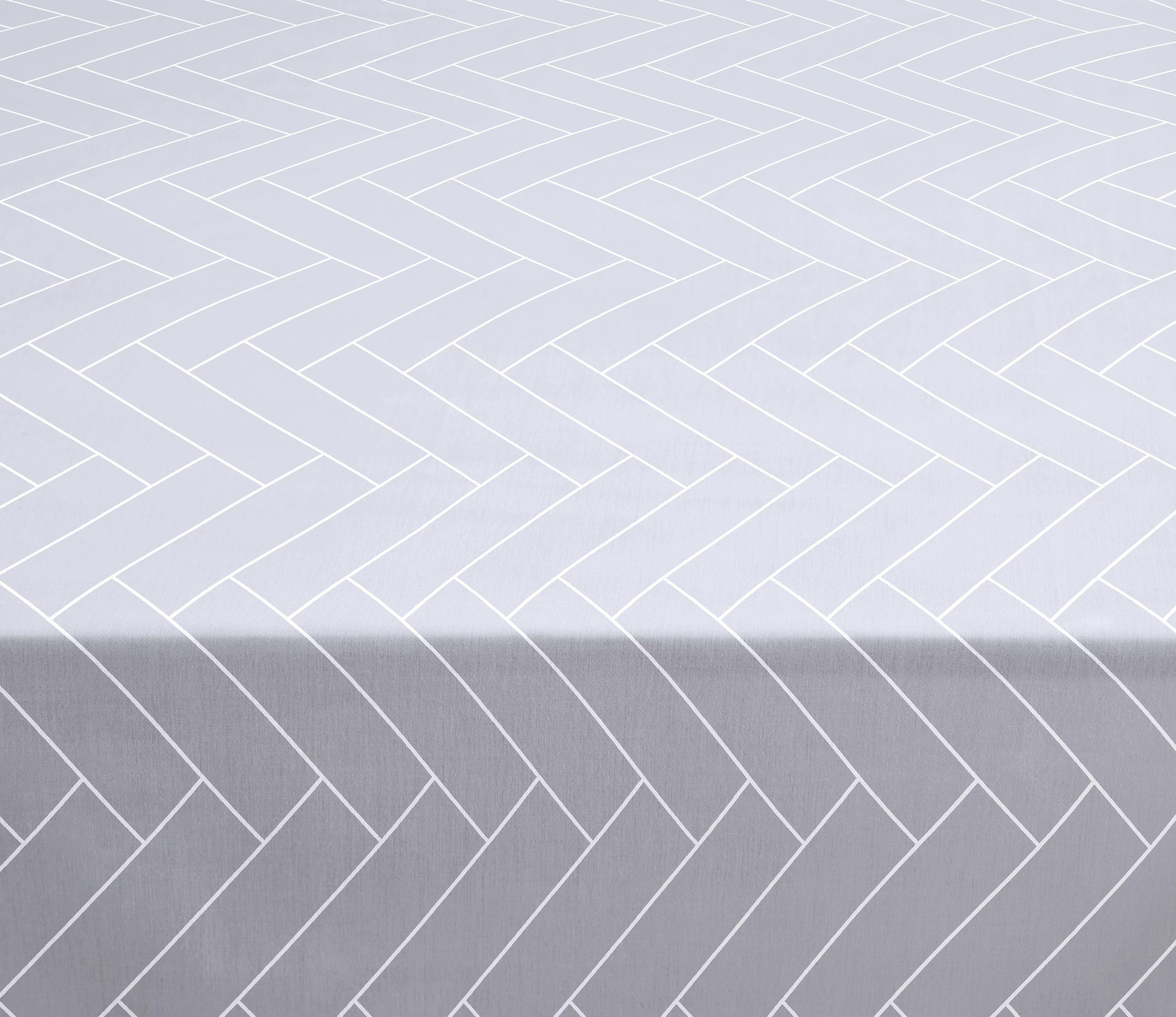 Obrus Tiles Damask 140 x 220 cm biały