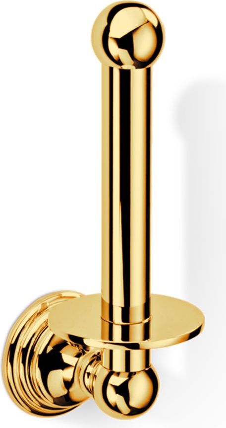 Uchwyt na papier toaletowy Decor Walther Classic pionowy złoty