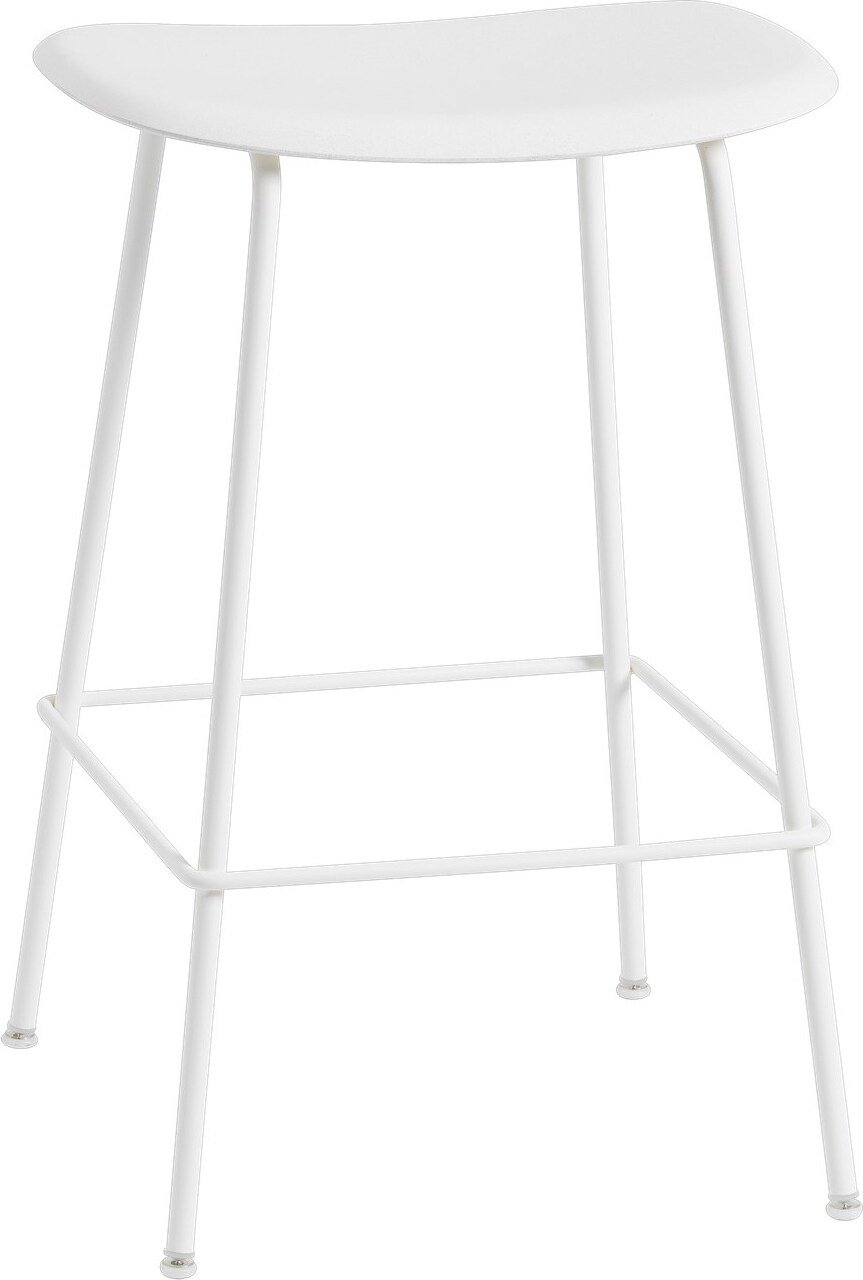 Stołek Fiber Tube 65 cm biały