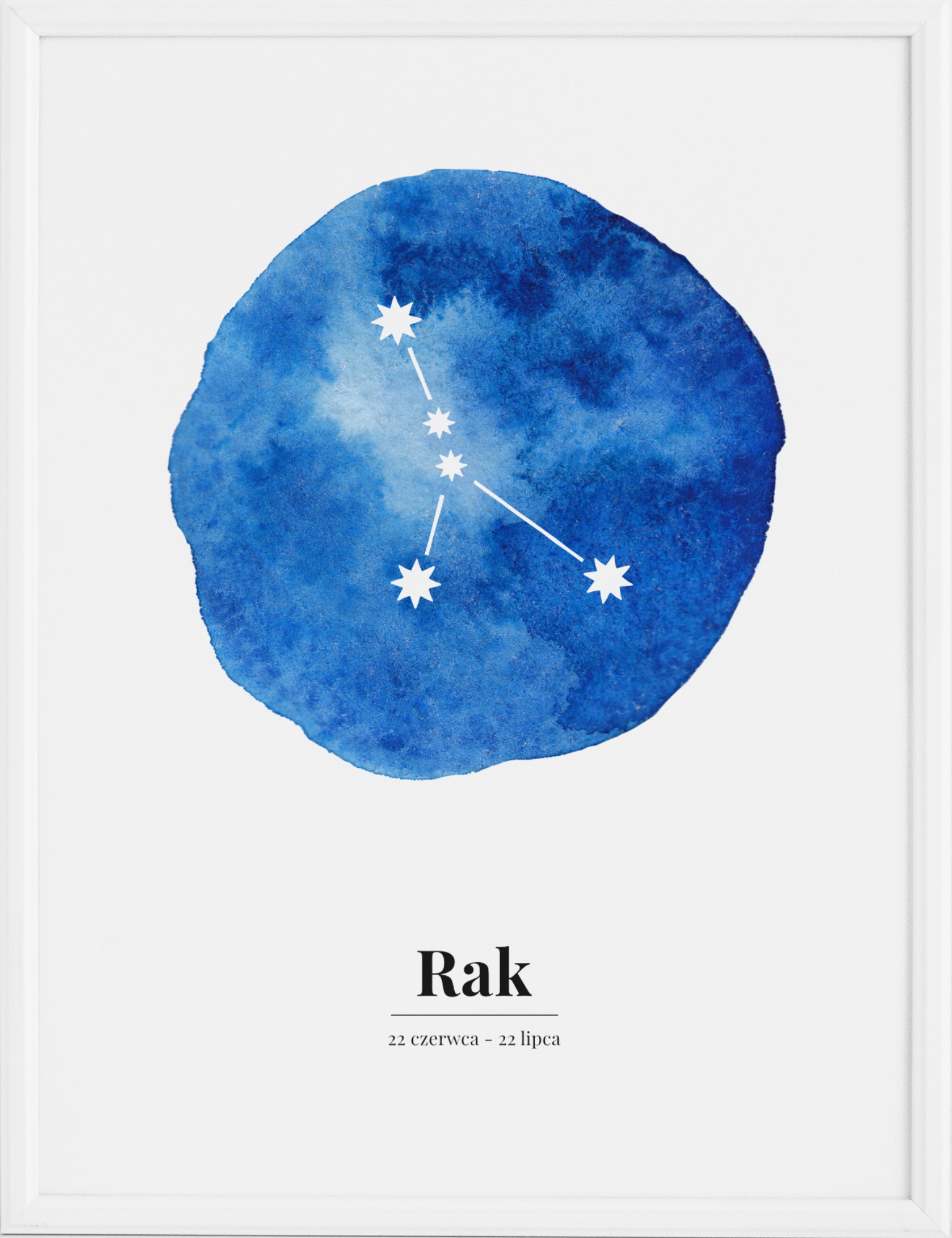 Plakat Zodiak Rak 30 x 40 cm