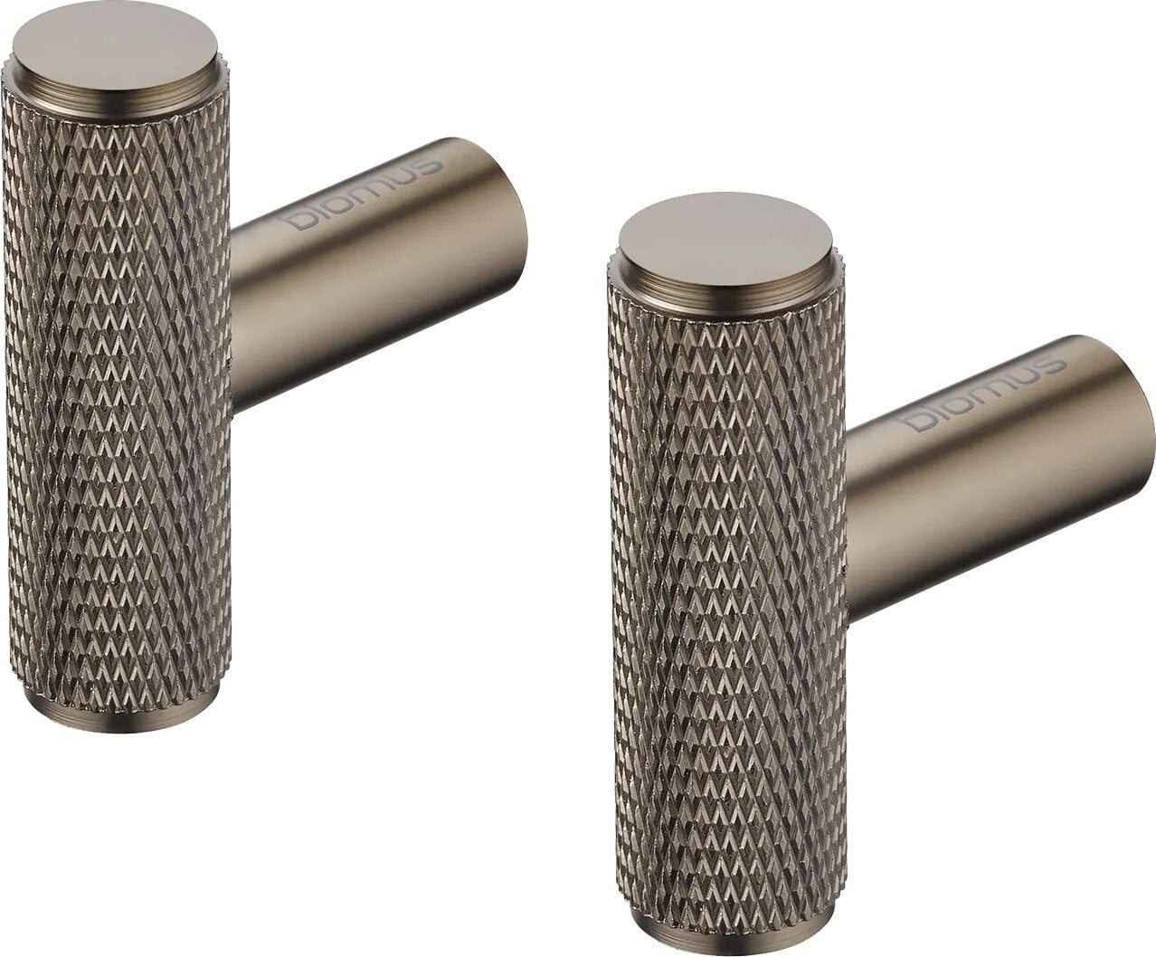 Haczyki ścienne Rof podłużne metaliczny brąz 2 szt.