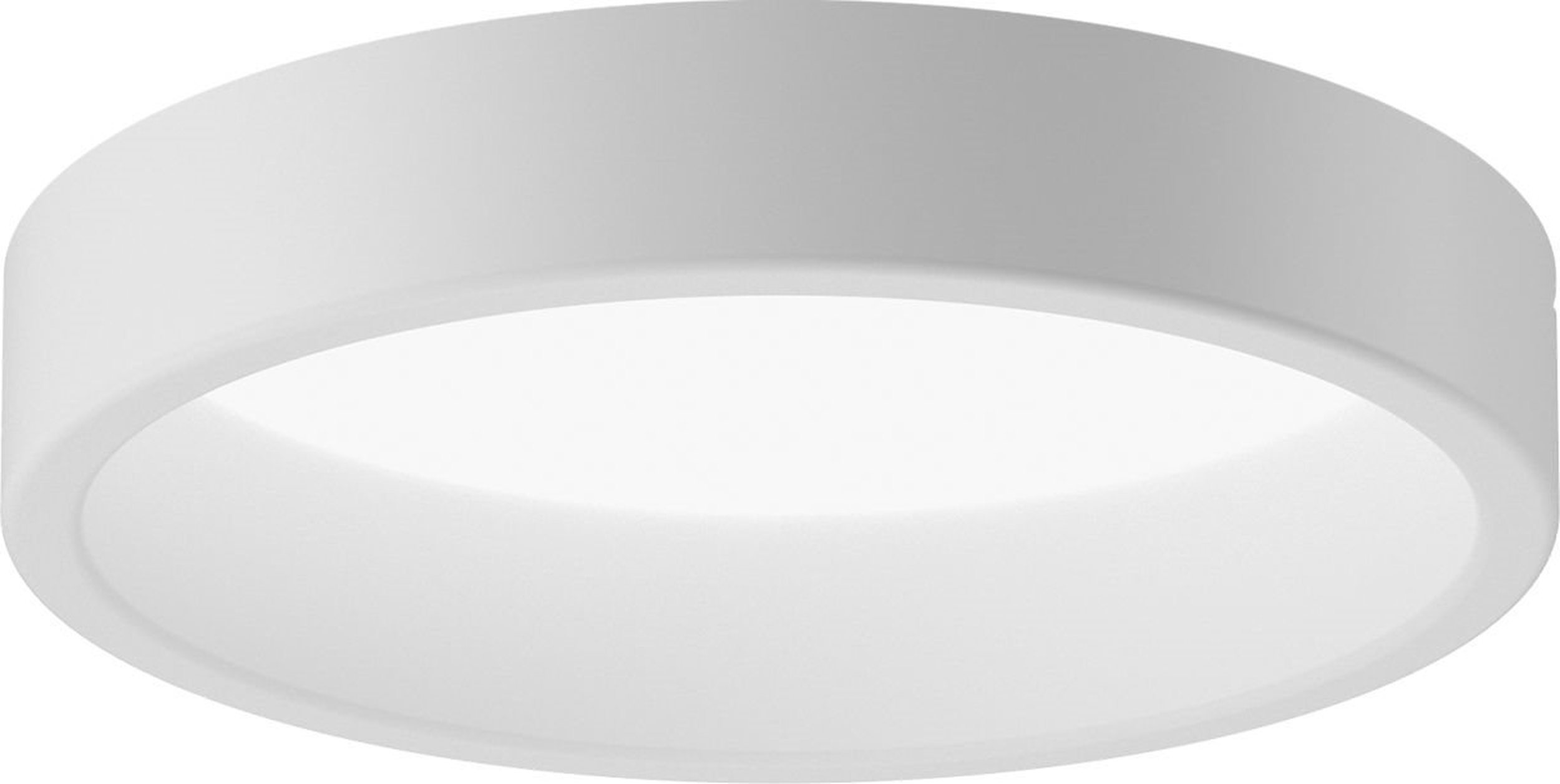 Plafon Circle Semi Recessed LED 4000K 26,7 cm biały